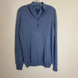 NEW daniel hechter 1/4 zip cashmere sweater
